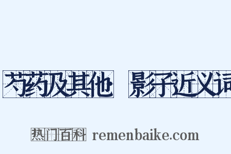 芍药及其他·影子近义词是什么意思的图片